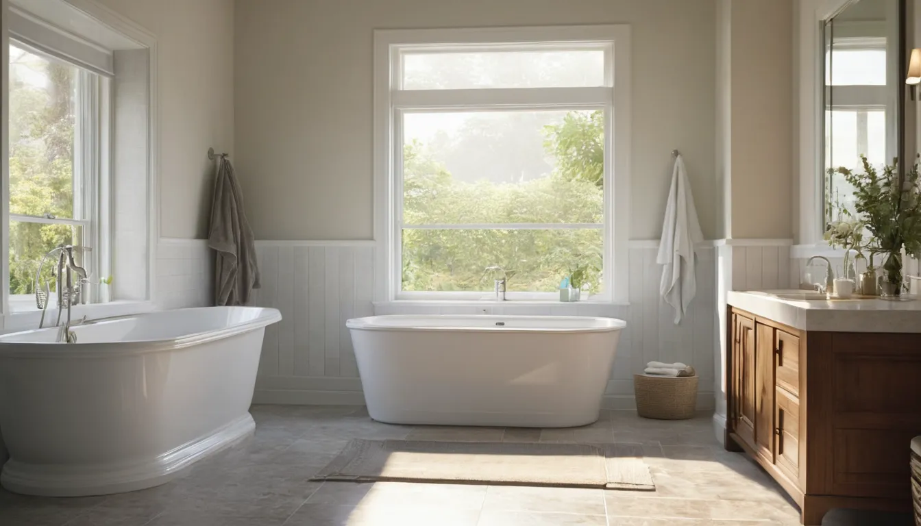 A bright, accessible bathroom with a walk-in tub in a Rockville home
